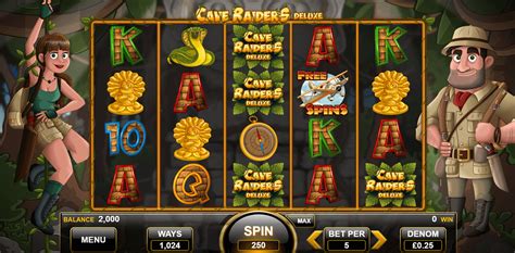 Игровой автомат Cave Raider Deluxe  играть бесплатно